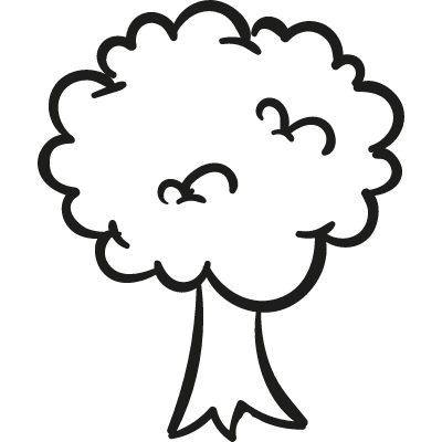 Garden Tree vector logo