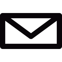Mail envelope shape vector