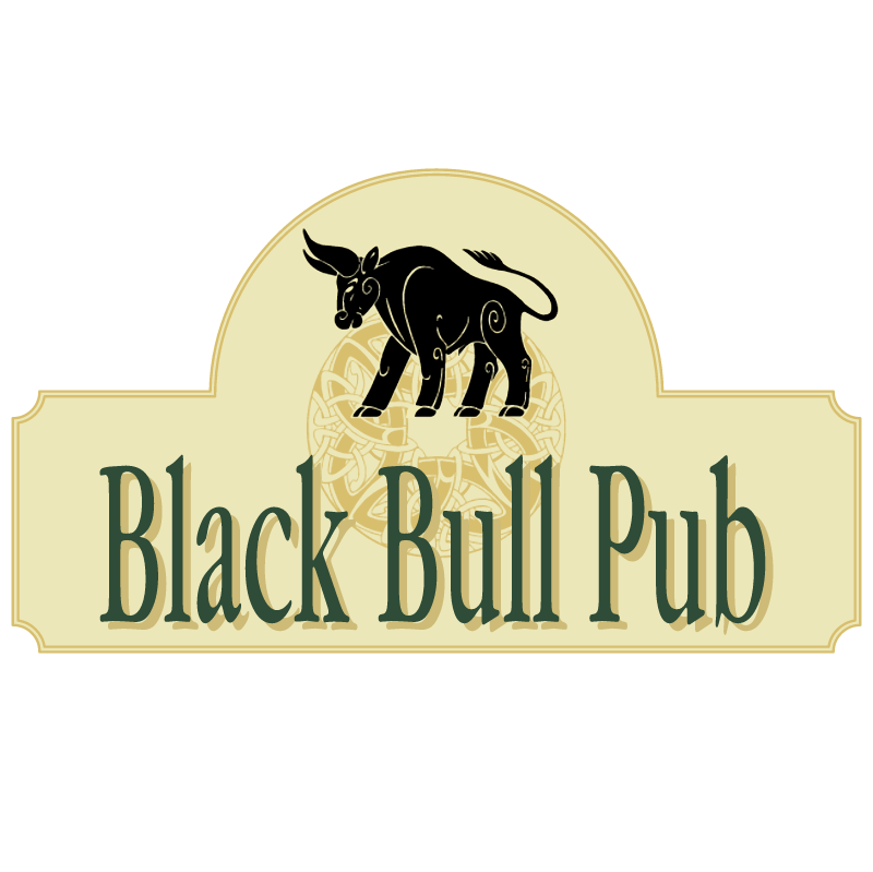 Black Bull Pub vector