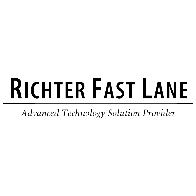 Richter Fast Lane vector logo