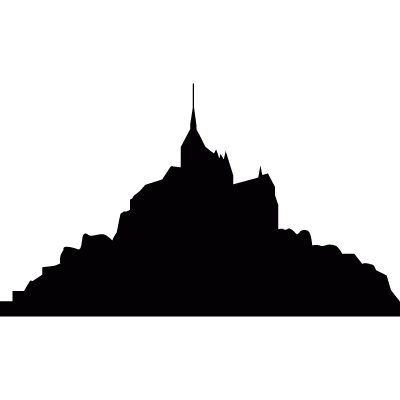 Mont Saint Michel vector logo