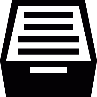 File inbox vector logo