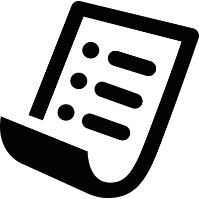 Shopping list vector logo