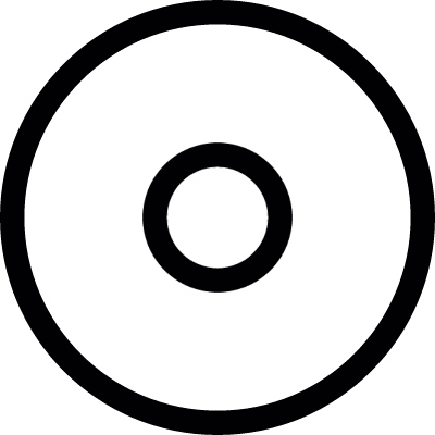 Double circle vector logo
