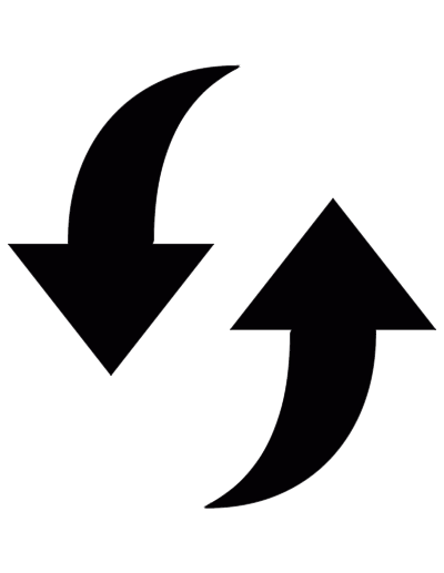 Updating arrows vector logo