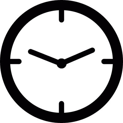 Wall clock vector logo