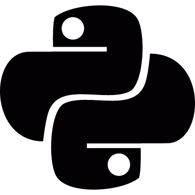 Python Language logotype vector logo