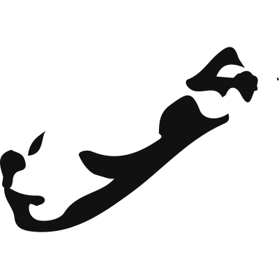 Bermuda country map silhouette vector logo