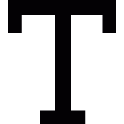 Entering text vector logo