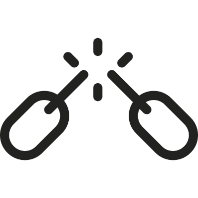 Broken Link vector logo