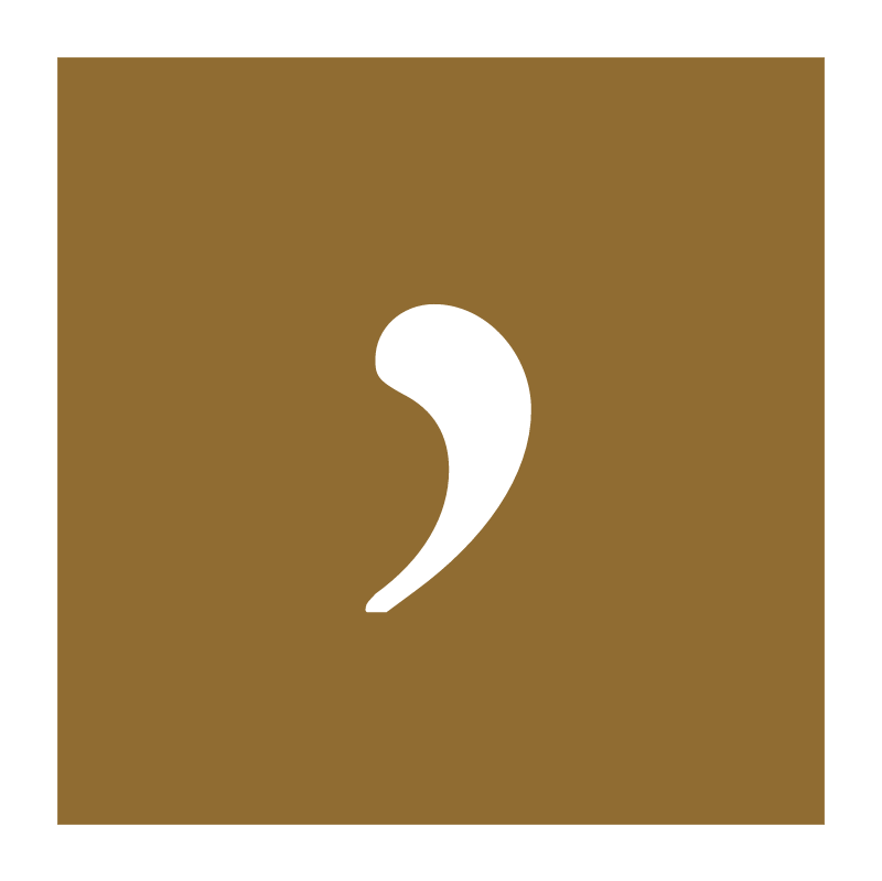 Comma Design vector logo