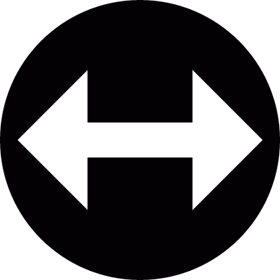 Resize length vector logo