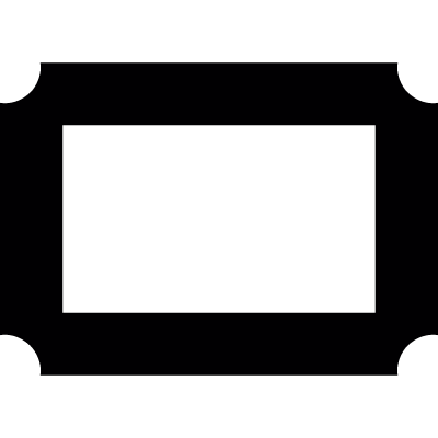 Rectangular frame vector logo