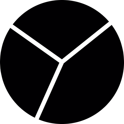 Pie Chart Pieces vector logo