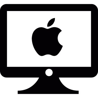 Apple monitor vector logo