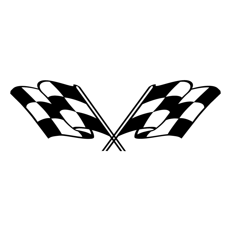 Checkered flags vector