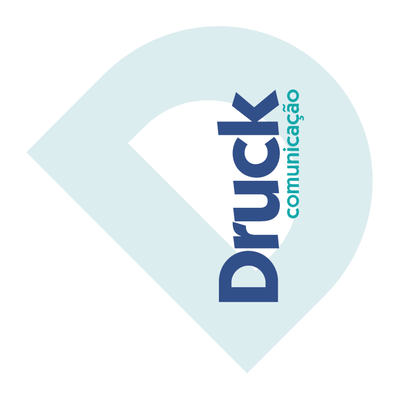 Druck comunicacao vector logo