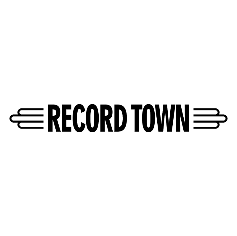 Record Town vector