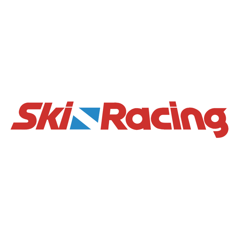 Ski Racing vector logo
