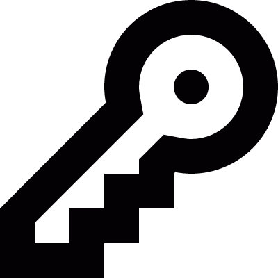 Developer key vector logo
