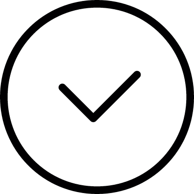Clock thin line vector logo