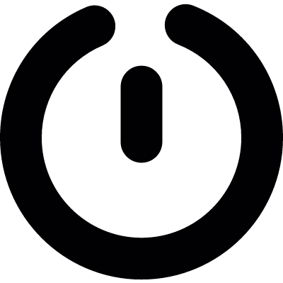 tiny power symbol vector logo