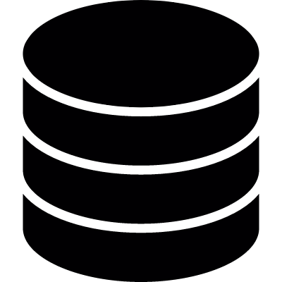 Coin stack vector logo