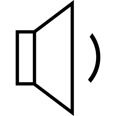Low volume, IOS 7 interface symbol vector logo