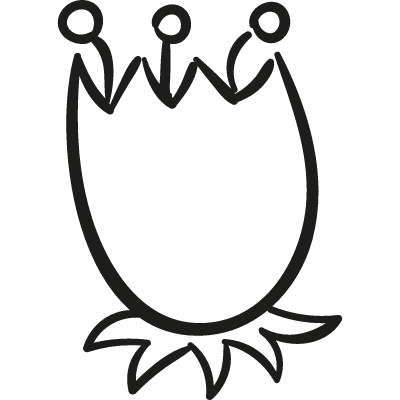 Flower Bud vector logo