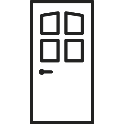 Closed Door vector logo