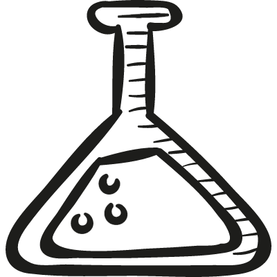Chemistry Flask vector logo