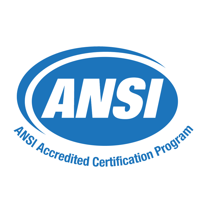ANSI Accredited Certification Program vector