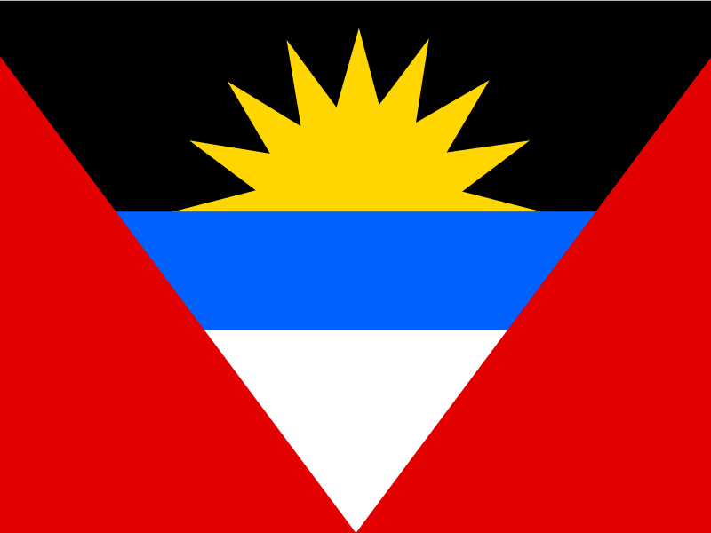 Flag of Antigua and Barbuda vector