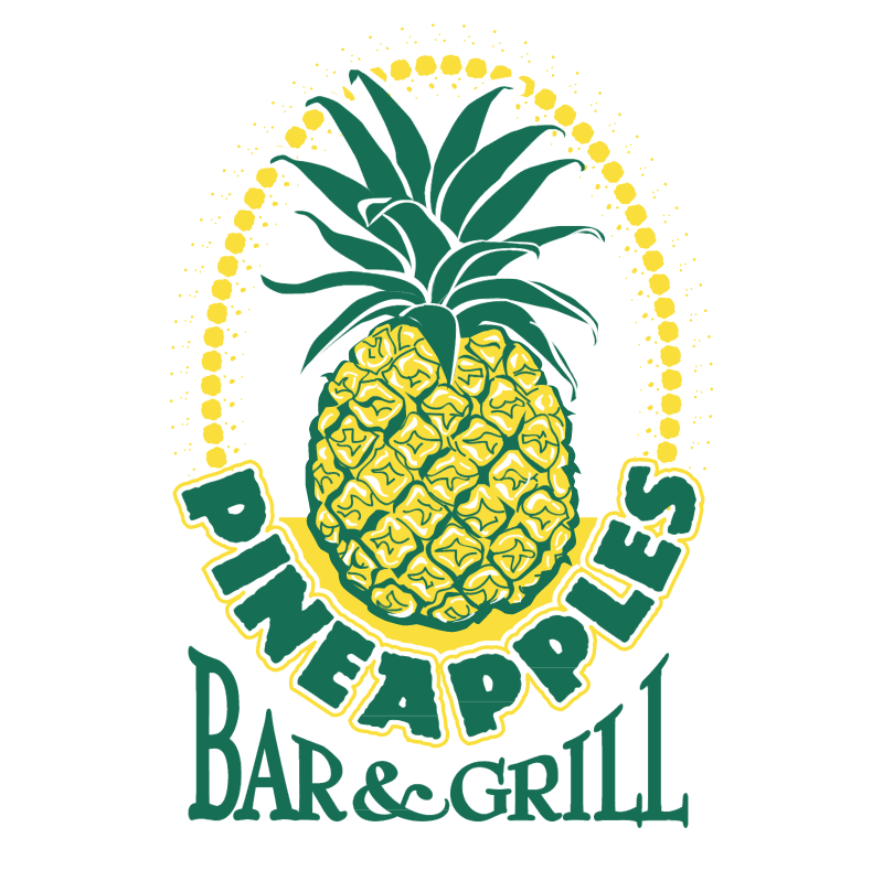 Pineapples vector logo