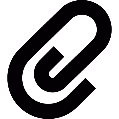 Paperclip vector logo