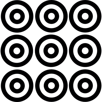 Nine Small Circles vector logo