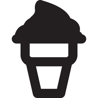 Ice Cream Cup vector logo