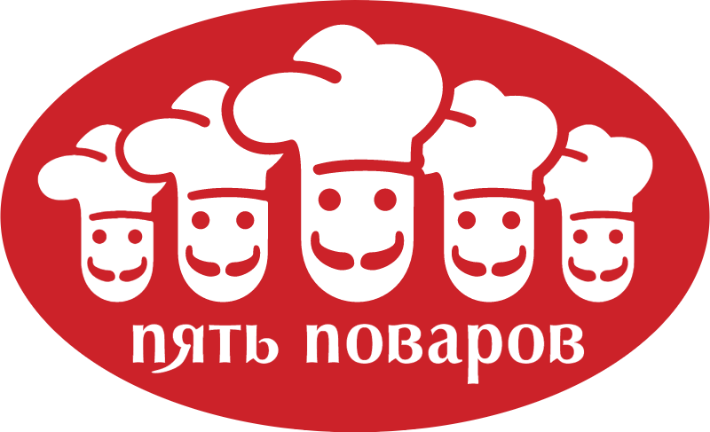 Five cooks vector logo