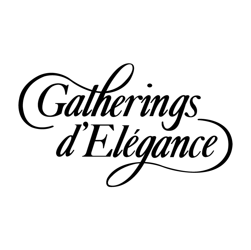 Gatherings d’Elegance vector logo