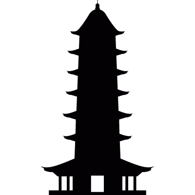 Auspicious Light Pagoda vector logo