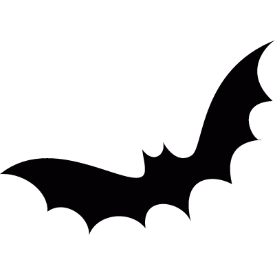 Flying bat vector logo