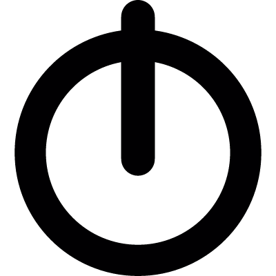 Power symbol vector logo