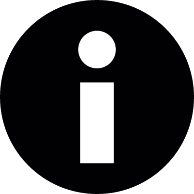Information Circle vector logo