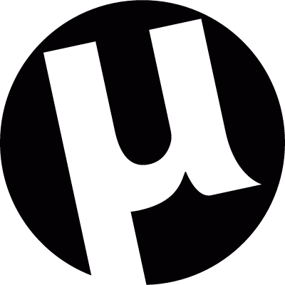 Utorrent logotype vector logo