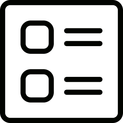 List vector logo