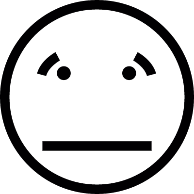 Sad vector logo