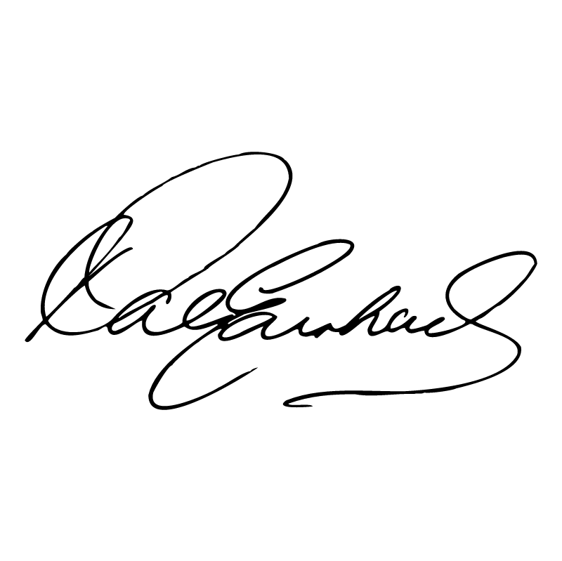 Dale Earnhardt Signature vector