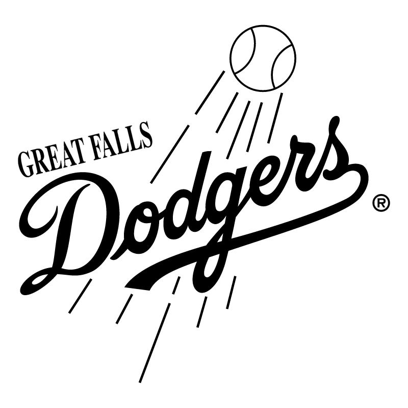 Great Falls Dodgers vector logo
