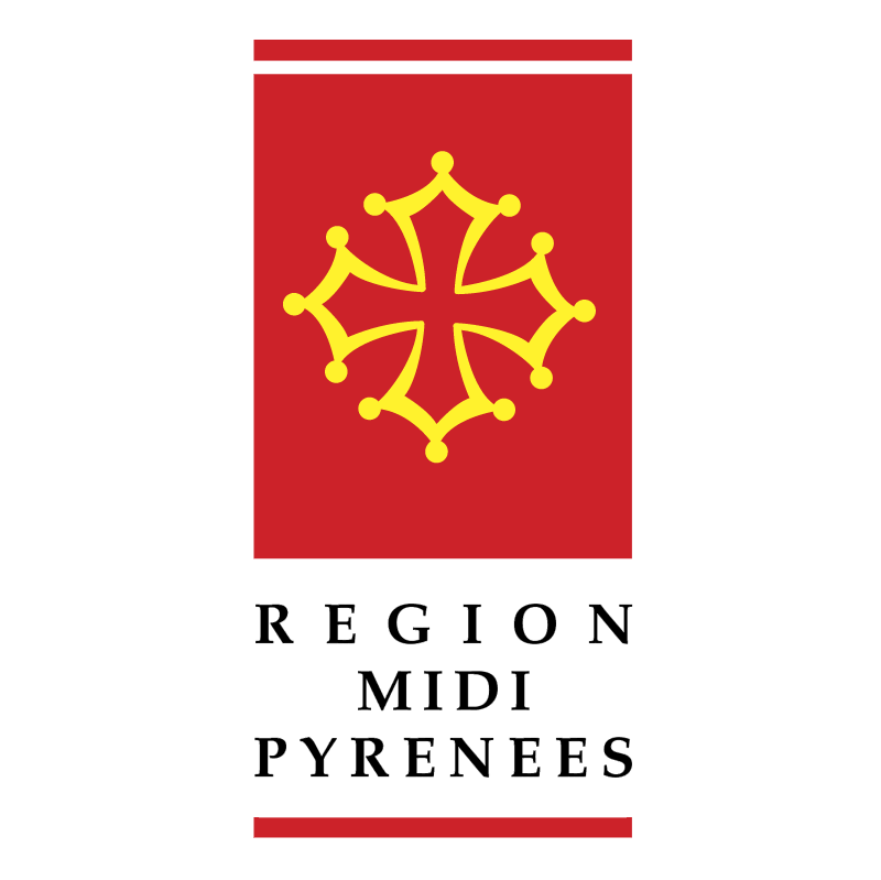 Region Midi Pyrenees vector logo