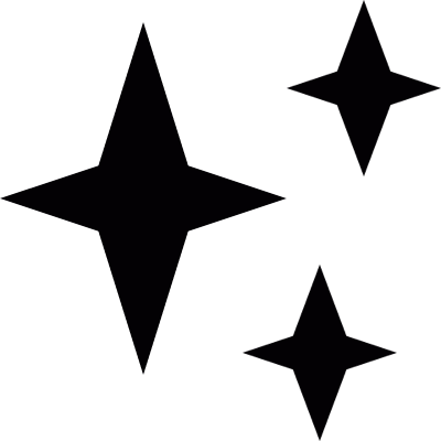 Stars bright vector logo